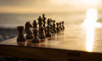 шахматы, закат