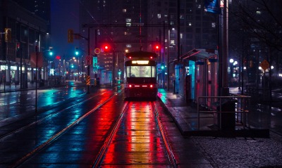 улица, трамвай
