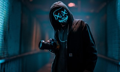 фотограф, маска
