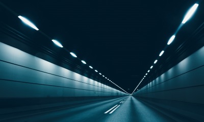 тоннель, подсветка