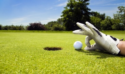 гольф лужайка перчатка