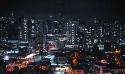 город, ночь
