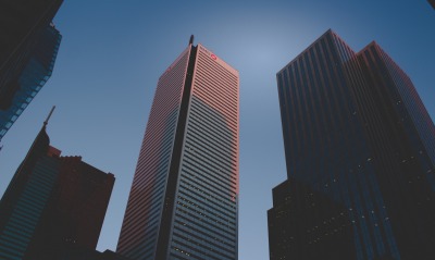 небоскребы, здания