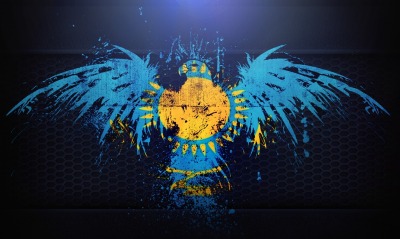 казахстан, флаг