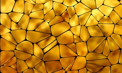 мозайка желтая золото