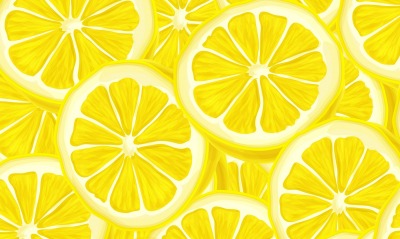 лимон, вектор