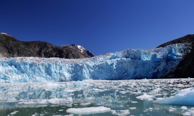 ледник, лед