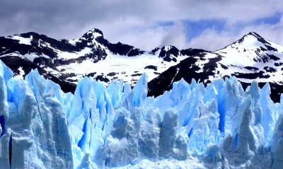 ледник лед гора