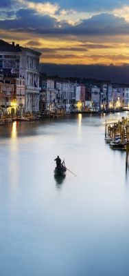 природа страны архитектура река ночь Венеция