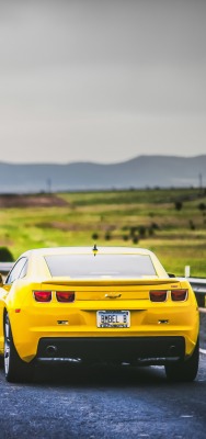 желтый автомобиль дорога yellow car road