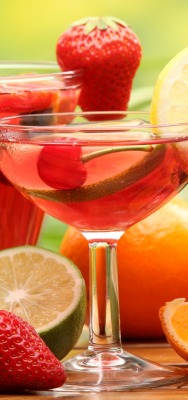 еда напитки лайм лимон апельсин клубника вишня коктейль food drinks lime lemon orange strawberry cherry cocktail