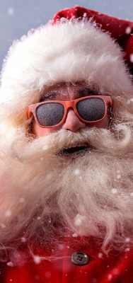 санта новый год санта-клаус борода