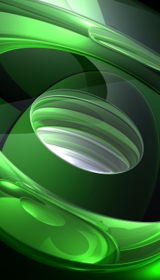 Зеленая абстракция блеск