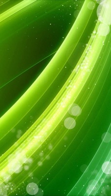 линии частицы зеленые свет