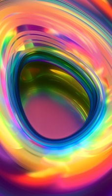 водоворот радуга краски абстракция