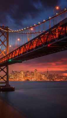 город страны мост архитектура море Сан США Франциско