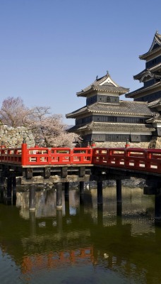 замок мацумото старинный япония башни