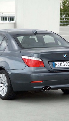 Bmw 5 series security rear angle