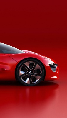 Concept red car