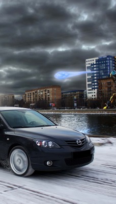 Mazda3 роботы город