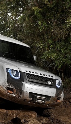 Land rover в грязи