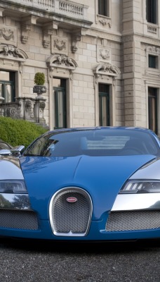 Голубой Bugatti