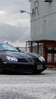 шикарный черный Mercedes