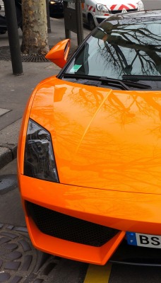 оранжевая lamborghini