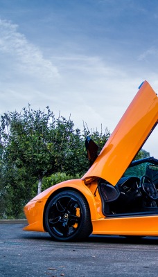 Mursielago Lamborghini оранжевая