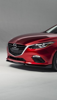 Mazda бордовая
