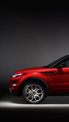 Красный джип Land Rove Range Evoque