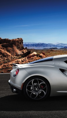 серый автомобиль Alfa Romeo 4C