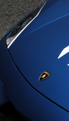 синий автомобиль спортивный lamborghini