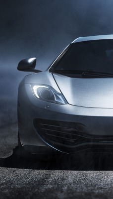 белый спортивный автомобиль mclaren white sports car