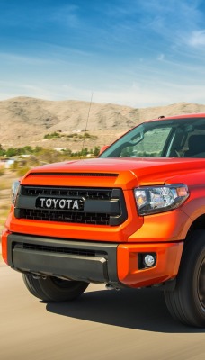 toyota tundra crewmax оранжевый автомобиль джип orange car jeep