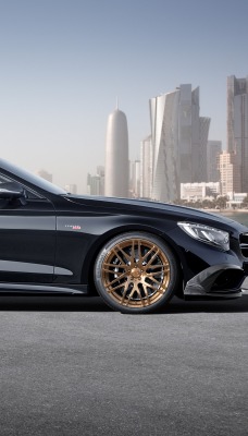 черный автомобиль brabus 850 coupe black car