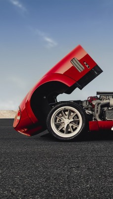 красный автомобиль Shelby Cobra red car