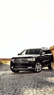 черный автомобиль dodge durango black car