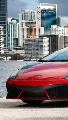 ламборгини красная кабриолет Lamborghini red convertible
