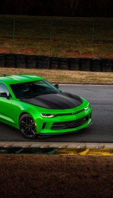 Chevrolet Camaro дорога асфальт