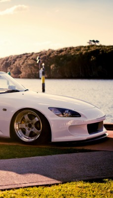 Honda S2000 дорога море