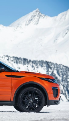 Range Rover кабриолет горы снег