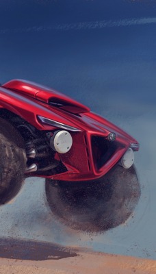 Alfa Romeo скорость гонки