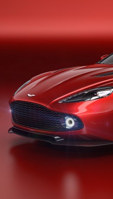 Aston Martin кабриолет красный
