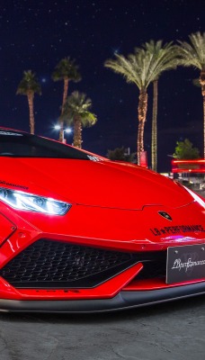 Lamborghini спорткар пальмы курорт