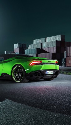 Lamborghini спорткар ночь