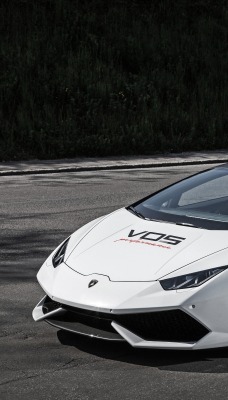 lamborghini белая спорткар асфальт