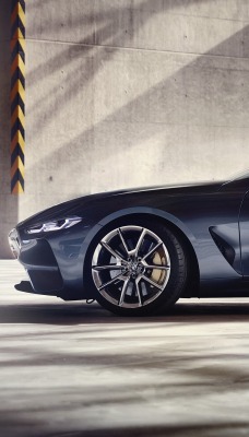 bmw 8 вид сбоку гараж