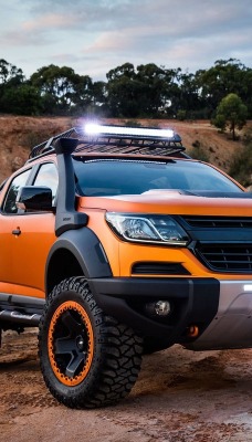 chevrolet colorado пикап обрыв горы