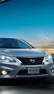 nissan sylphy серебристый салон